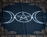 Triple Moon Altar Cloth
