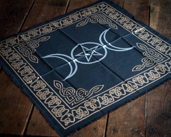 Triple Moon Altar Cloth