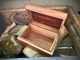 Handcarved Goddess of Earth Wood Box