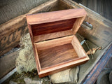 Handcarved Goddess of Earth Wood Box