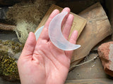 Gorgeous Selenite Crescent Moon Crystal
