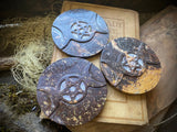 Soapstone Triple Moon Altar Plate 3