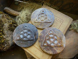 Stone Triquetra Altar Plate | 3