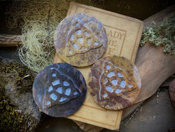 Stone Triquetra Altar Plate | 3