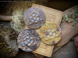 Stone Triquetra Altar Plate | 4