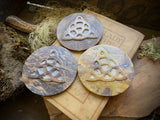 Stone Triquetra Altar Plate | 4
