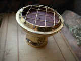 Brass Pentacle Charcoal Incense Burner