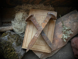 Large Antique Rusty Railroad Spikes