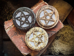 Stone Pentacle Altar Plate | 16
