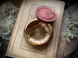 Brass Charcoal Incense Burner w Metal Screen
