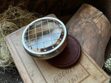 Silver Charcoal Incense Burner w Metal Screen