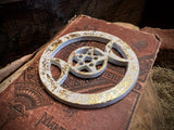 Triple Moon Pentacle Altar Plate