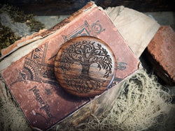 Tree of Life Wooden Herb GRINDER