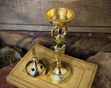 Brass Goddess Incense Cone Burner