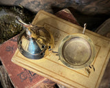 Brass Moon Incense Cone Burner