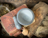 Grey Triple Moon Pentacle Mortar & Pestle Carved Soapstone